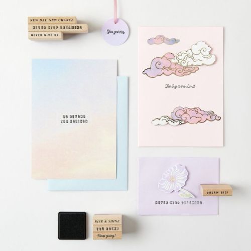 Paper Poetry Stempelset Typo - The Sky is the Limit